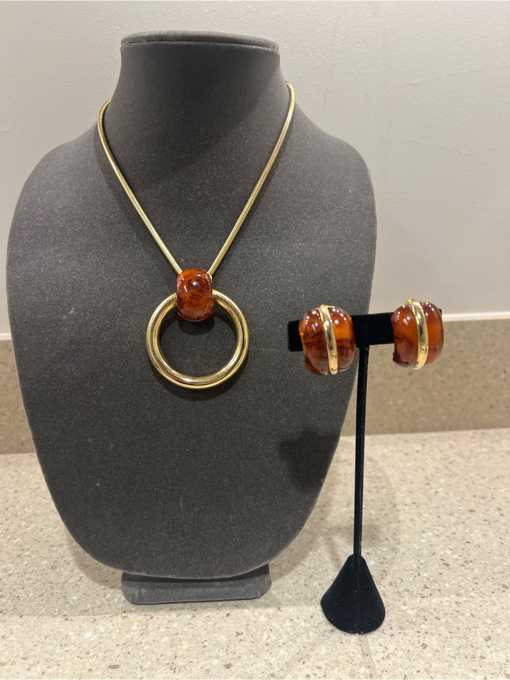 Christian Dior Vintage Earrings and necklace set